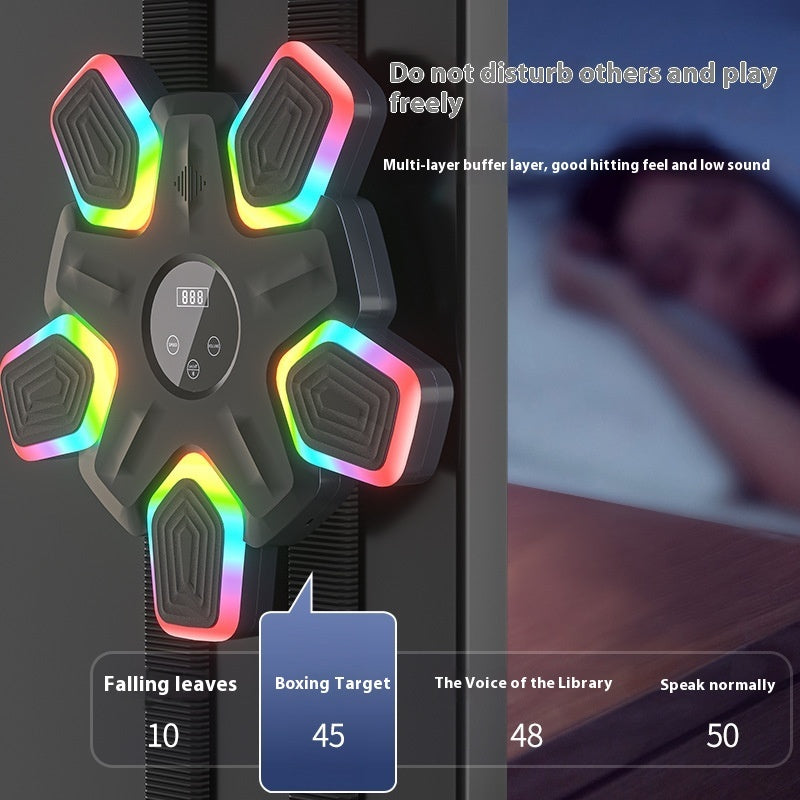 New Smart Bluetooth Music Sports Fitness Machine Home Training Boxing Wall Target